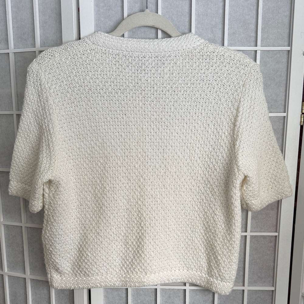 Goelia Round Neck Knitted Button-Up Cardigan - Picture 6 of 8
